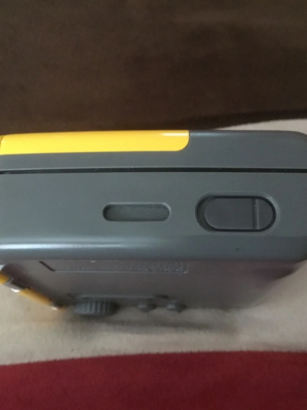 Sony Sports Walkman WM-SX34 Portable Cassette Player Yellow Auto Reverse-WORKING